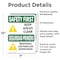Signmission Safety Culture Sign, 7 in Width, Vinyl Decal, Rectangle, Bilingual OS-2PACK-SF-D-710-L-10817 - alternate 3
